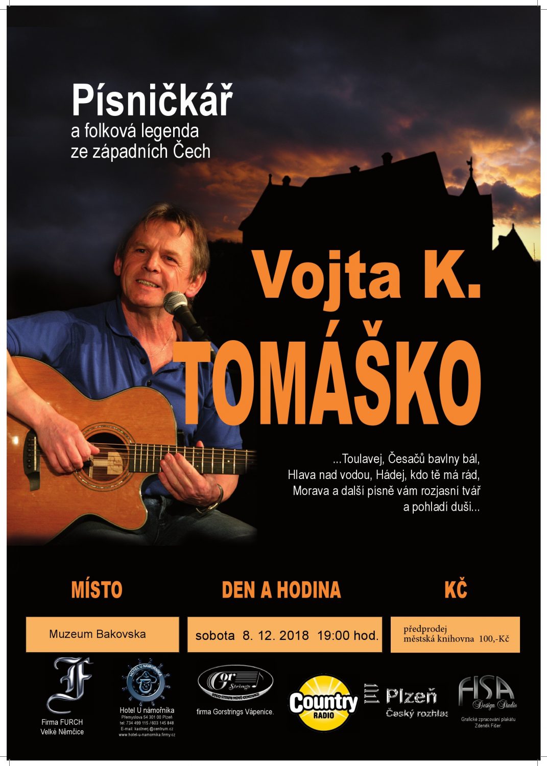 Folkový koncert Vojty K. Tomáška
