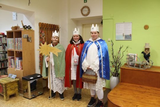 Tři králové v bakovské knihovně obrázek