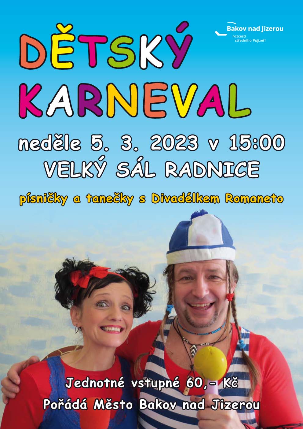 Dětský karneval s Divadélkem Romaneto